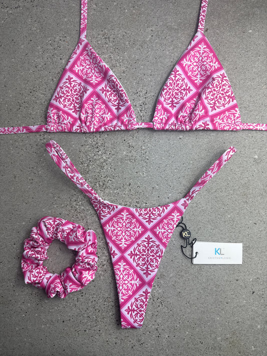Bandana (Pink) Bikini Top