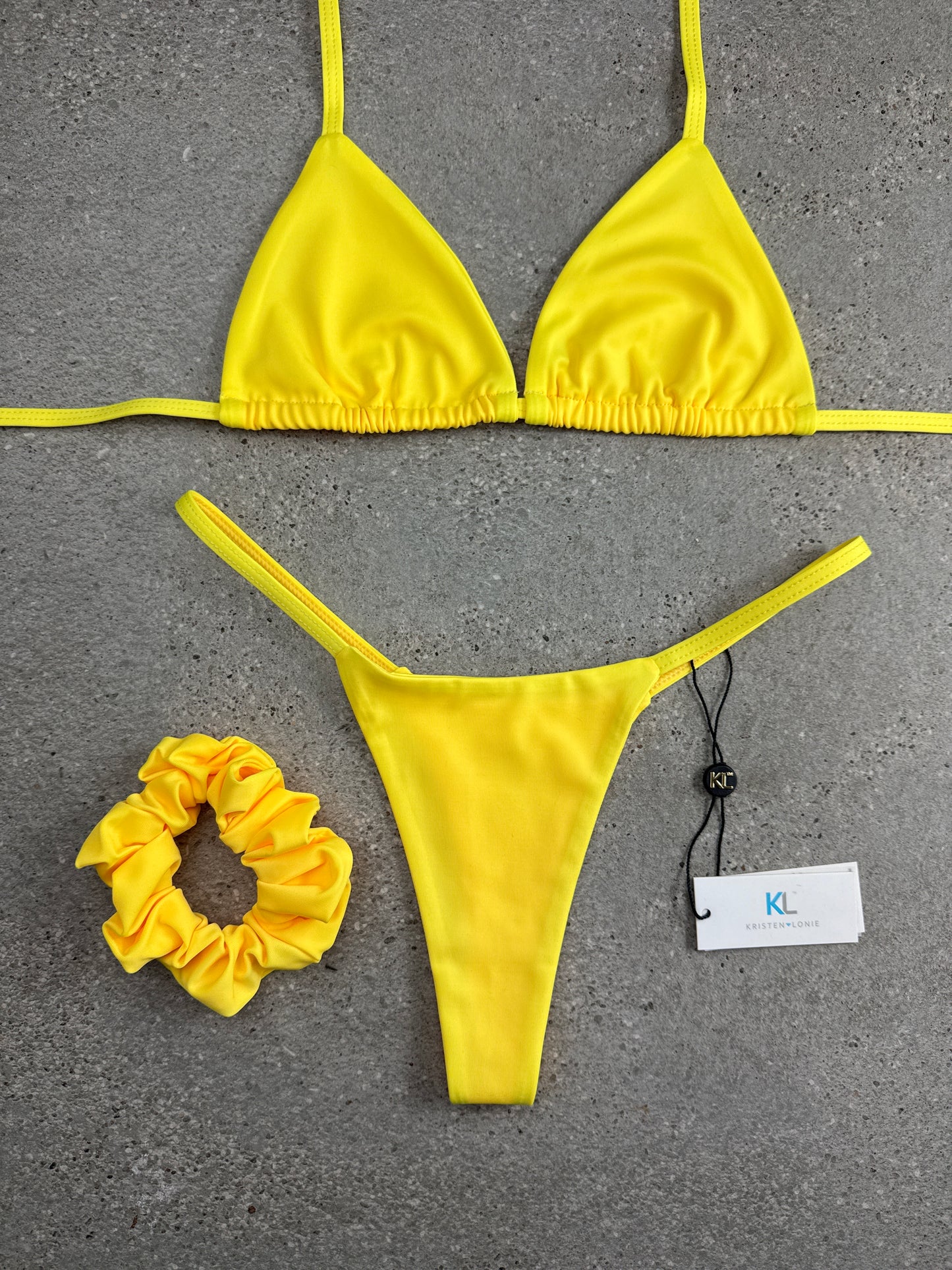 Reggiseno bikini giallo