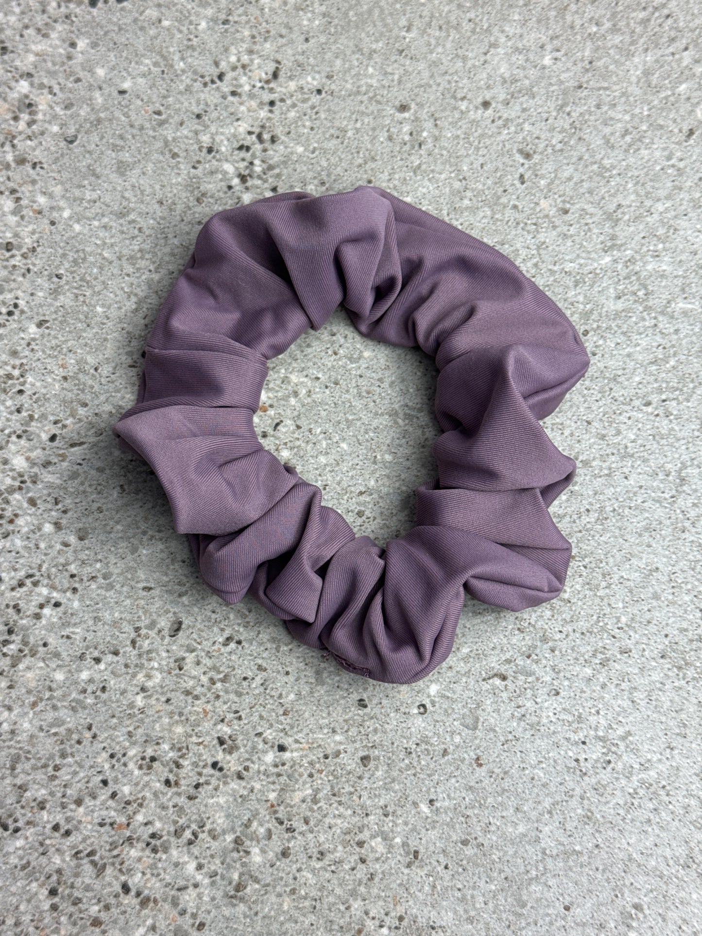Deep Mauve Scrunchie