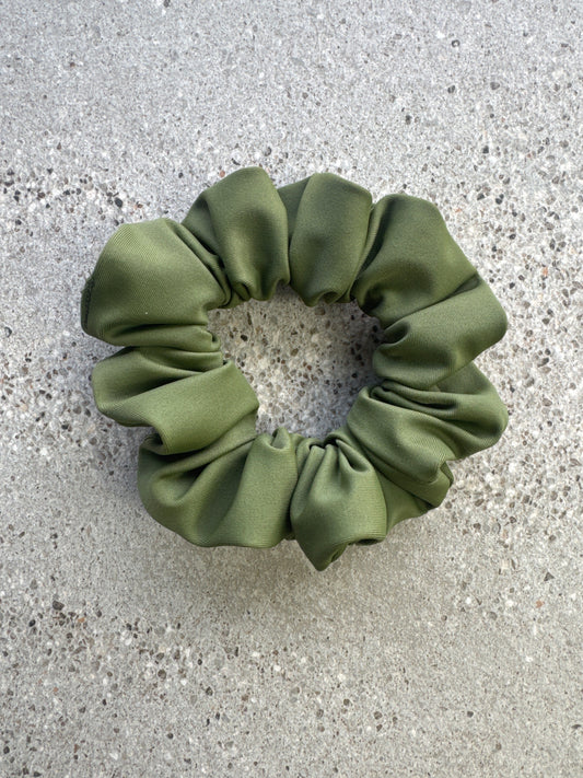 Moss Hair Scrunchie