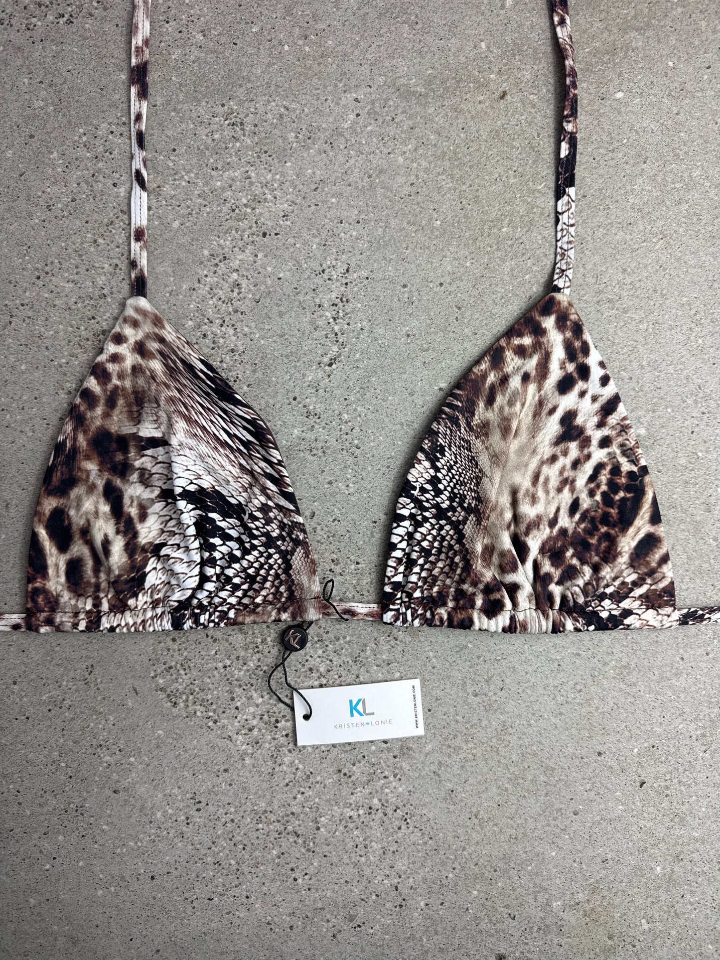 Wild Amazon Bikini Top (brown)