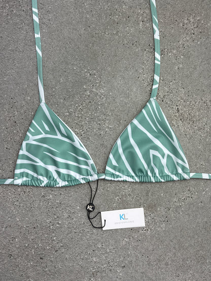 Wild Oasis (Green) Bikini Top