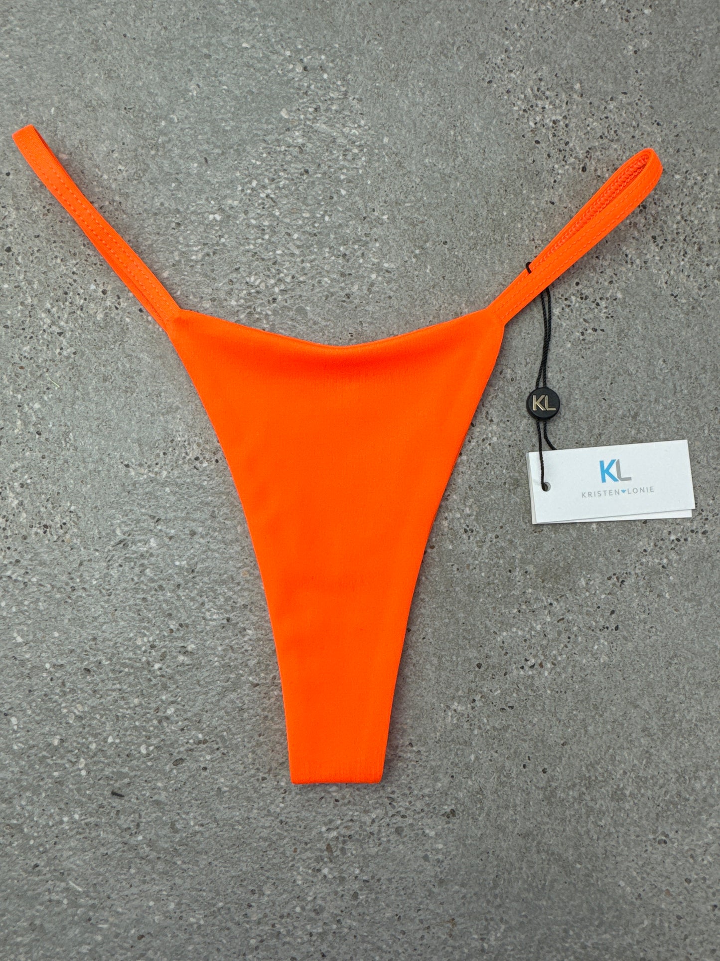 Neon Orange Bikini Bottom