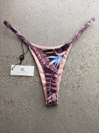 Birds of Paradise (Chocolate/Mauve) Bikini Bottom