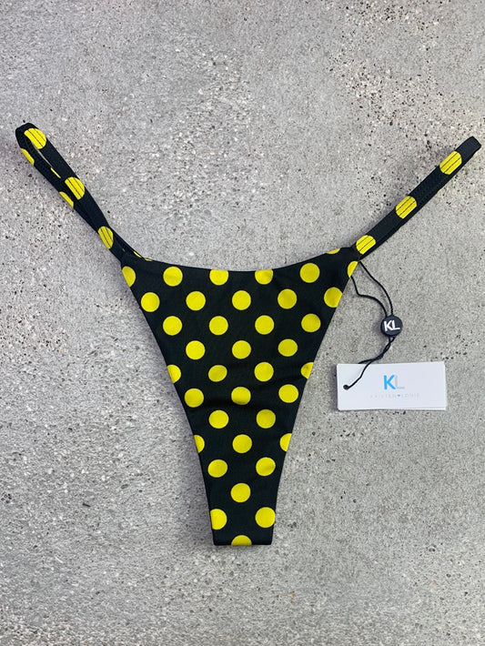 Yellow Polka Dot Bikini Bottom