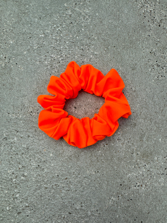 Neon Orange Hair Scrunchie