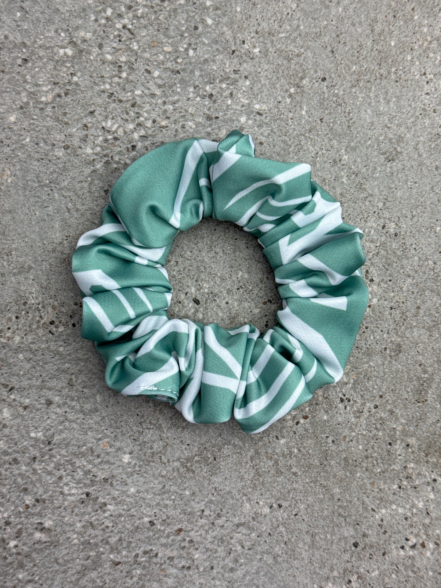 Wild Oasis (Green) Scrunchie