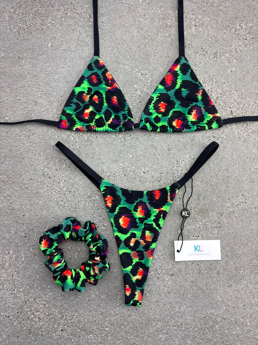 Wild Leopard Bikini Top