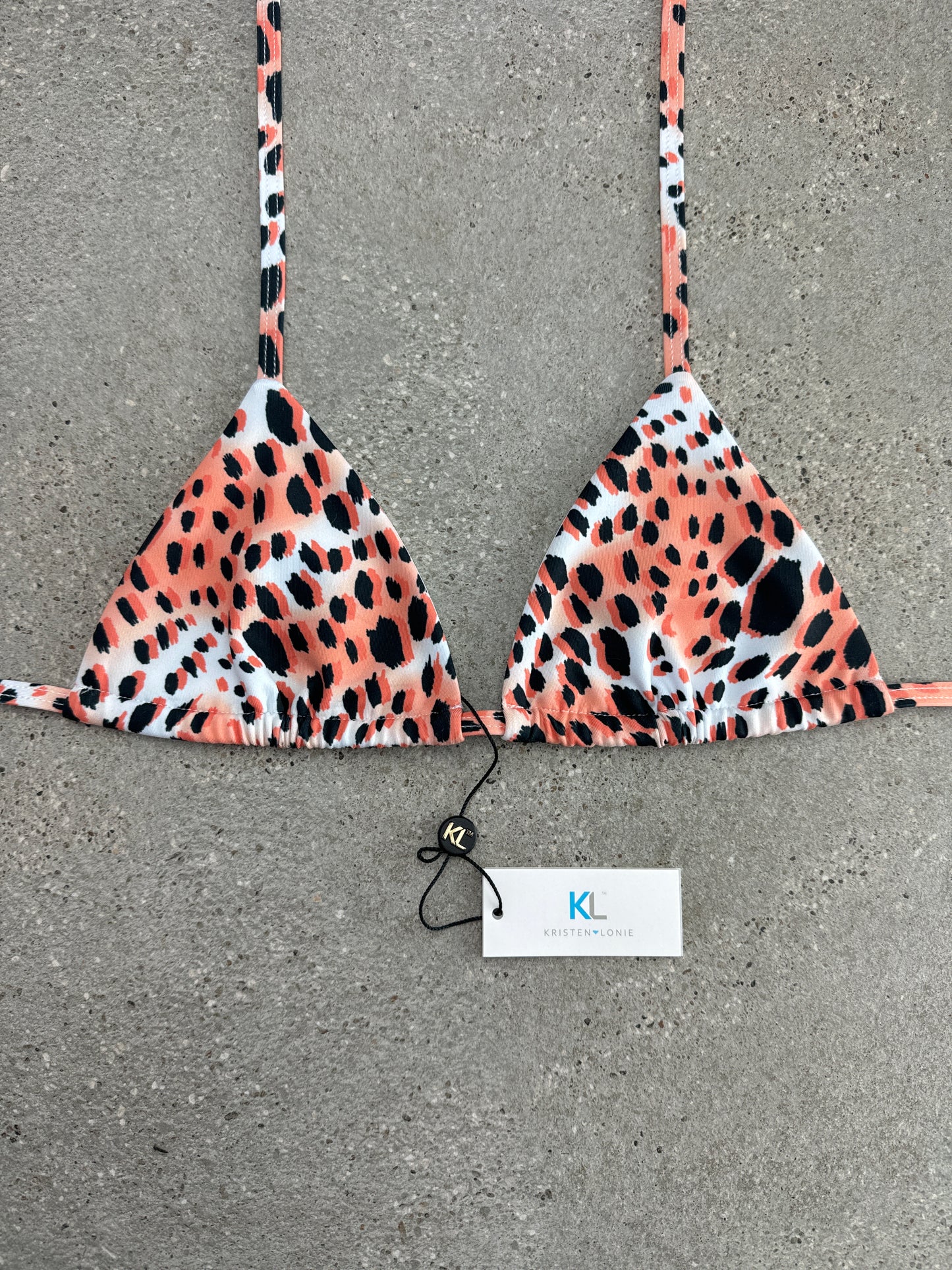 Wild Desire (Orange) Bikini Top