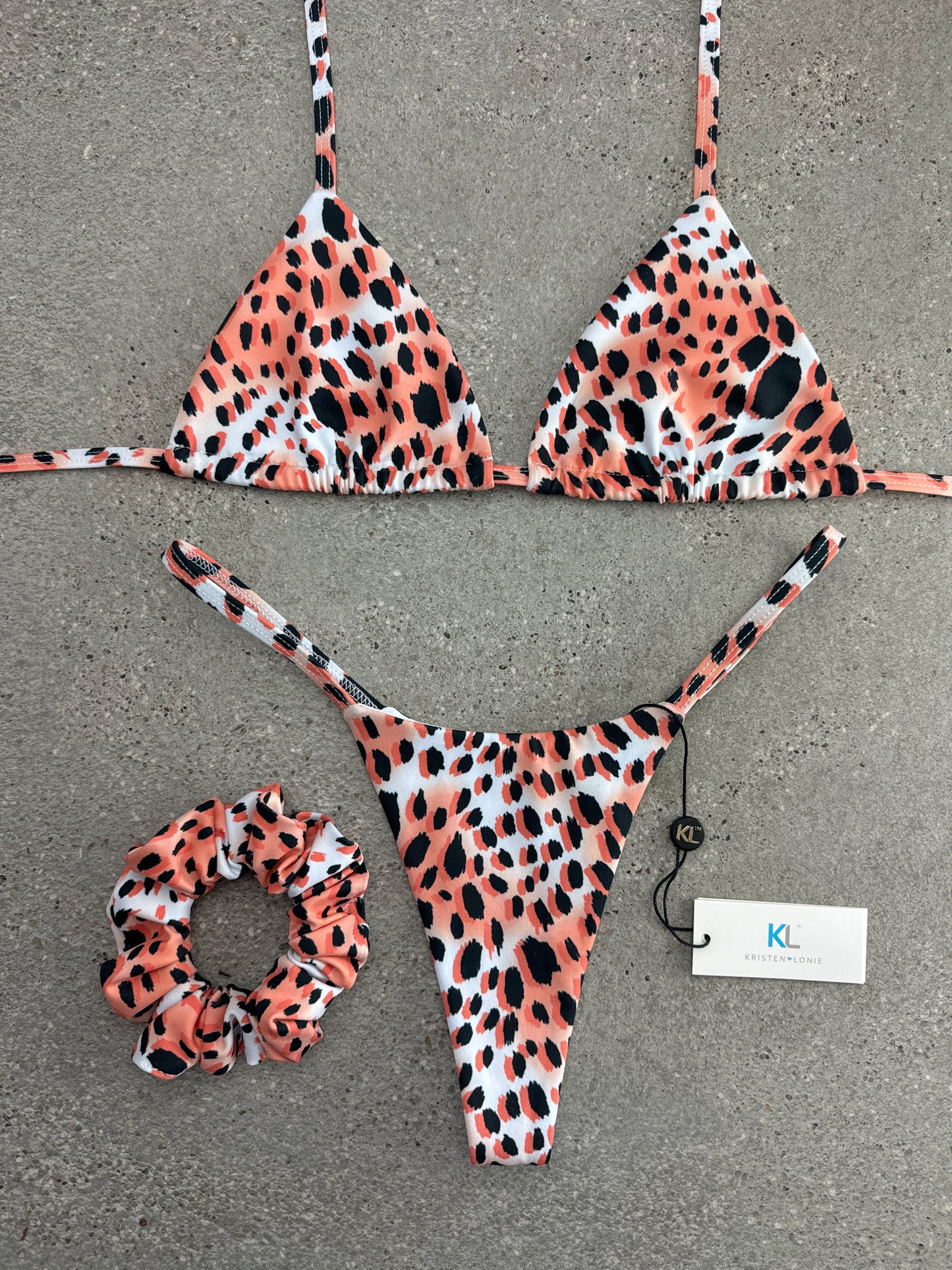 Wild Desire (Orange) Bikini Top