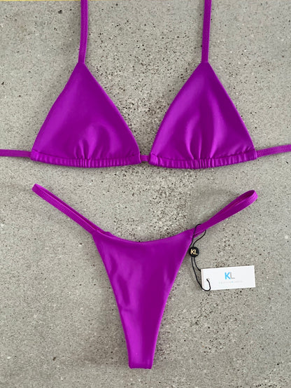 Violet Vibe Bikini Top