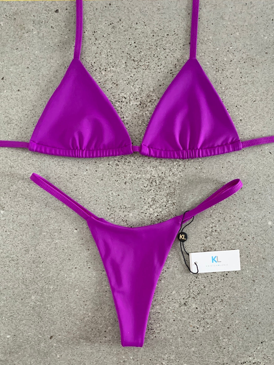 Top de bikini Vibe violeta