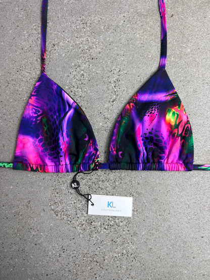 Neon Jungle Bikini Top