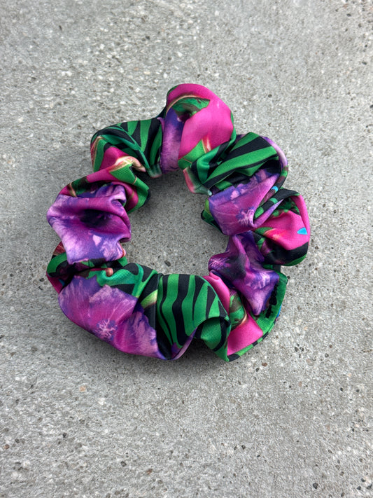 Caribbean Twist (Green) Scrunchie
