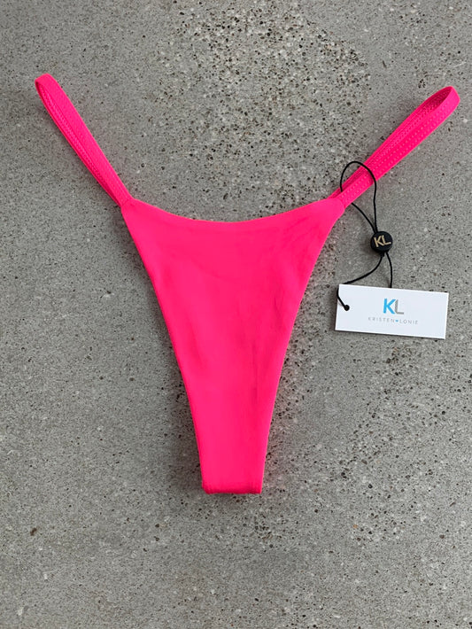 Braguita de bikini rosa eléctrico