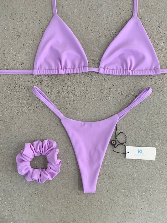 Top de bikini lila