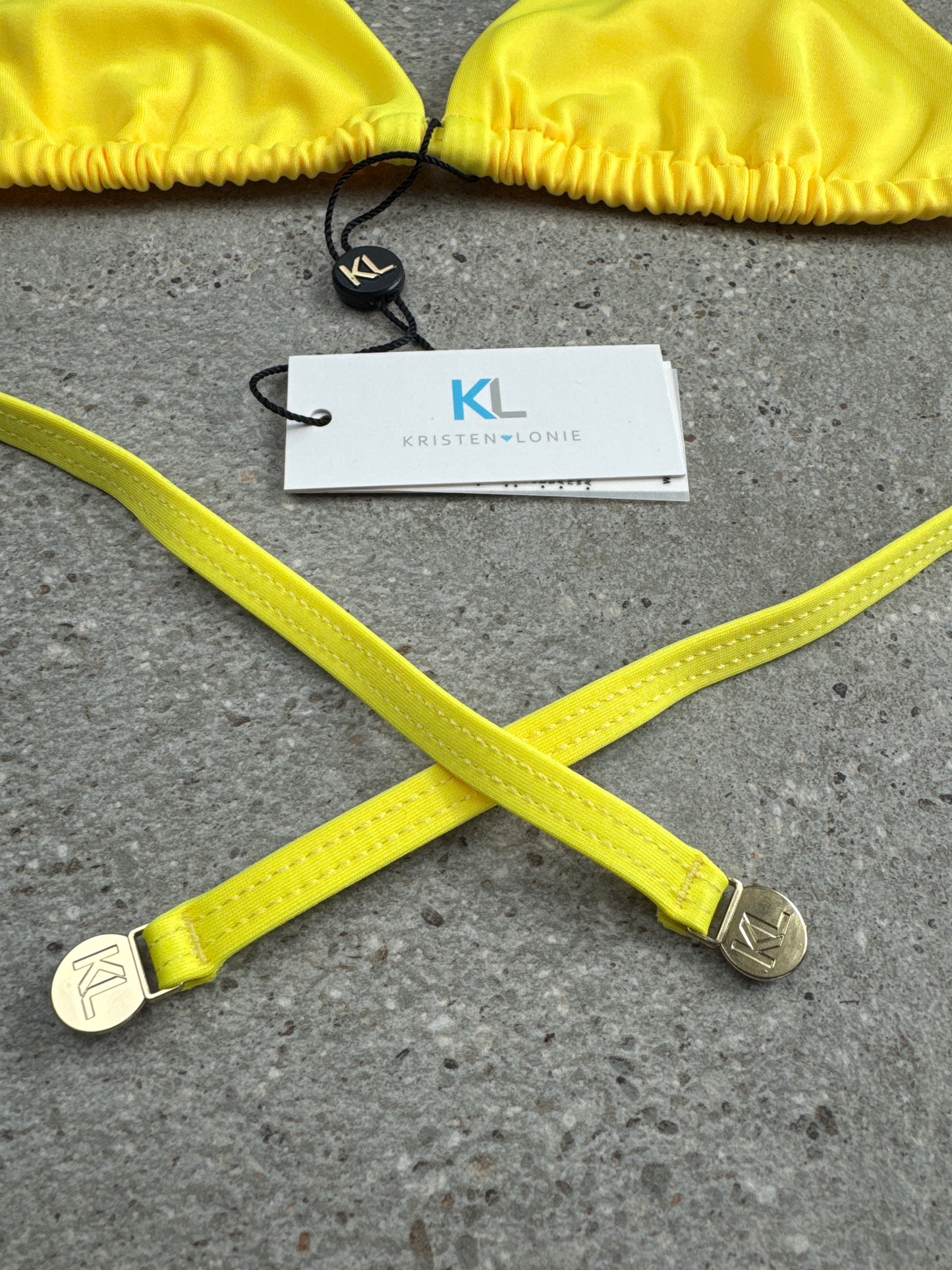 Reggiseno bikini giallo