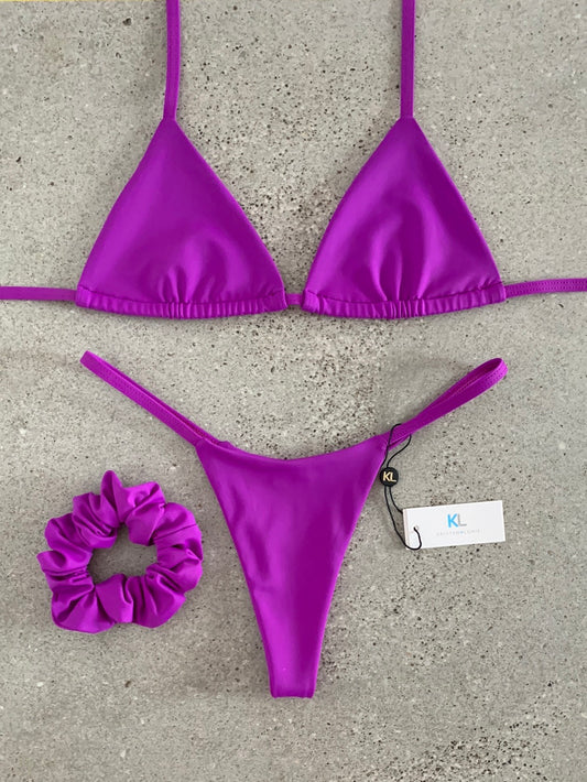 Top de bikini Vibe violeta