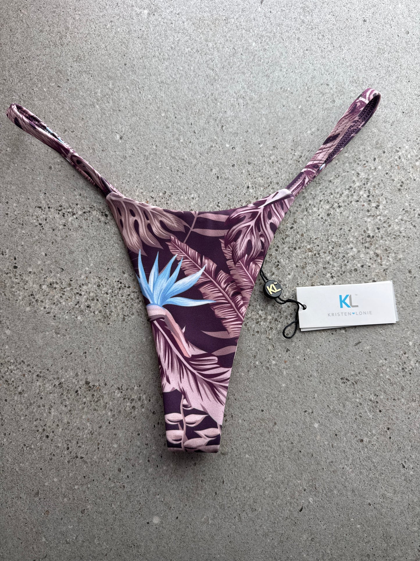Birds of Paradise (Chocolate/Mauve) Bikini Bottom
