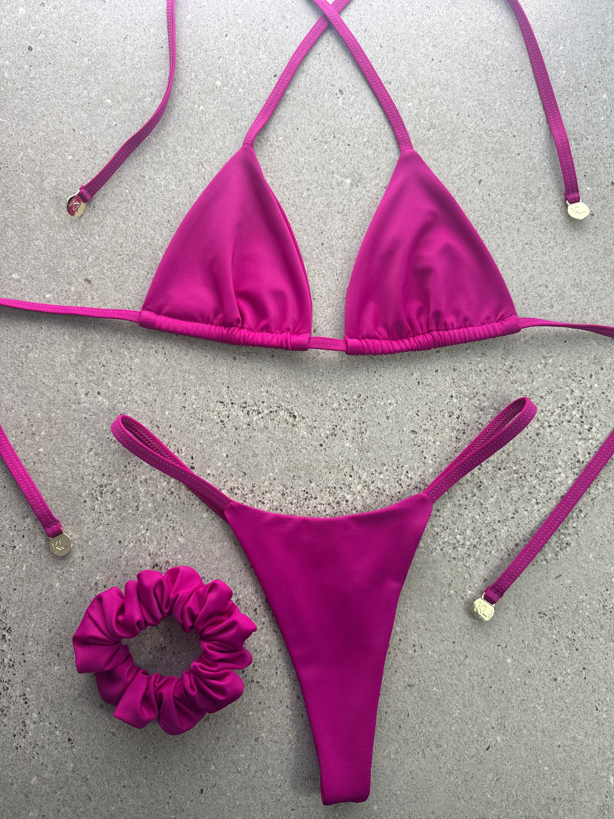 Bougainvillea Bikini Top