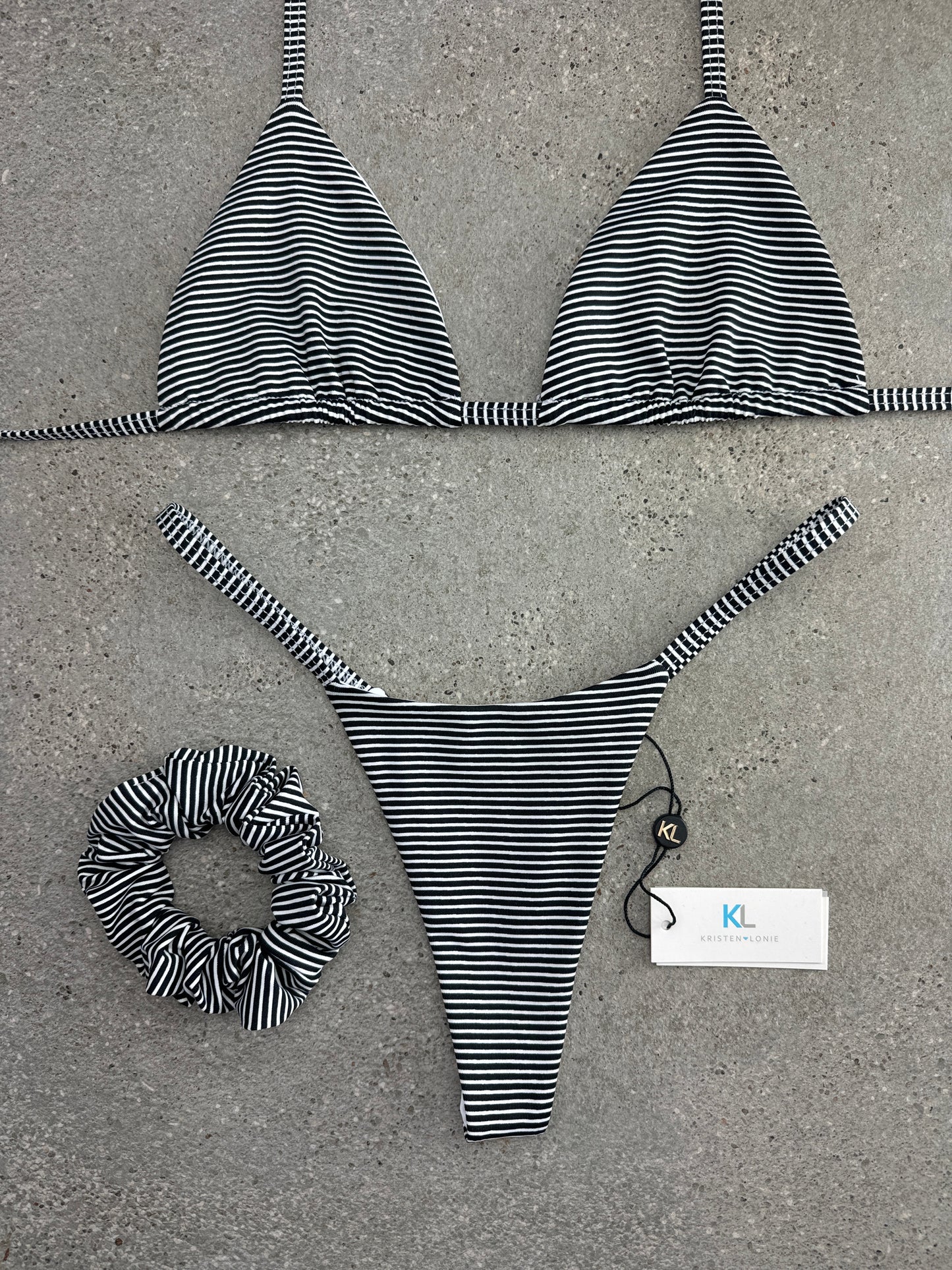 Coastal Stripe Bikini Top