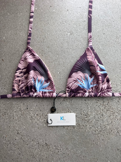Birds of Paradise (Chocolate/Mauve) Bikini Top