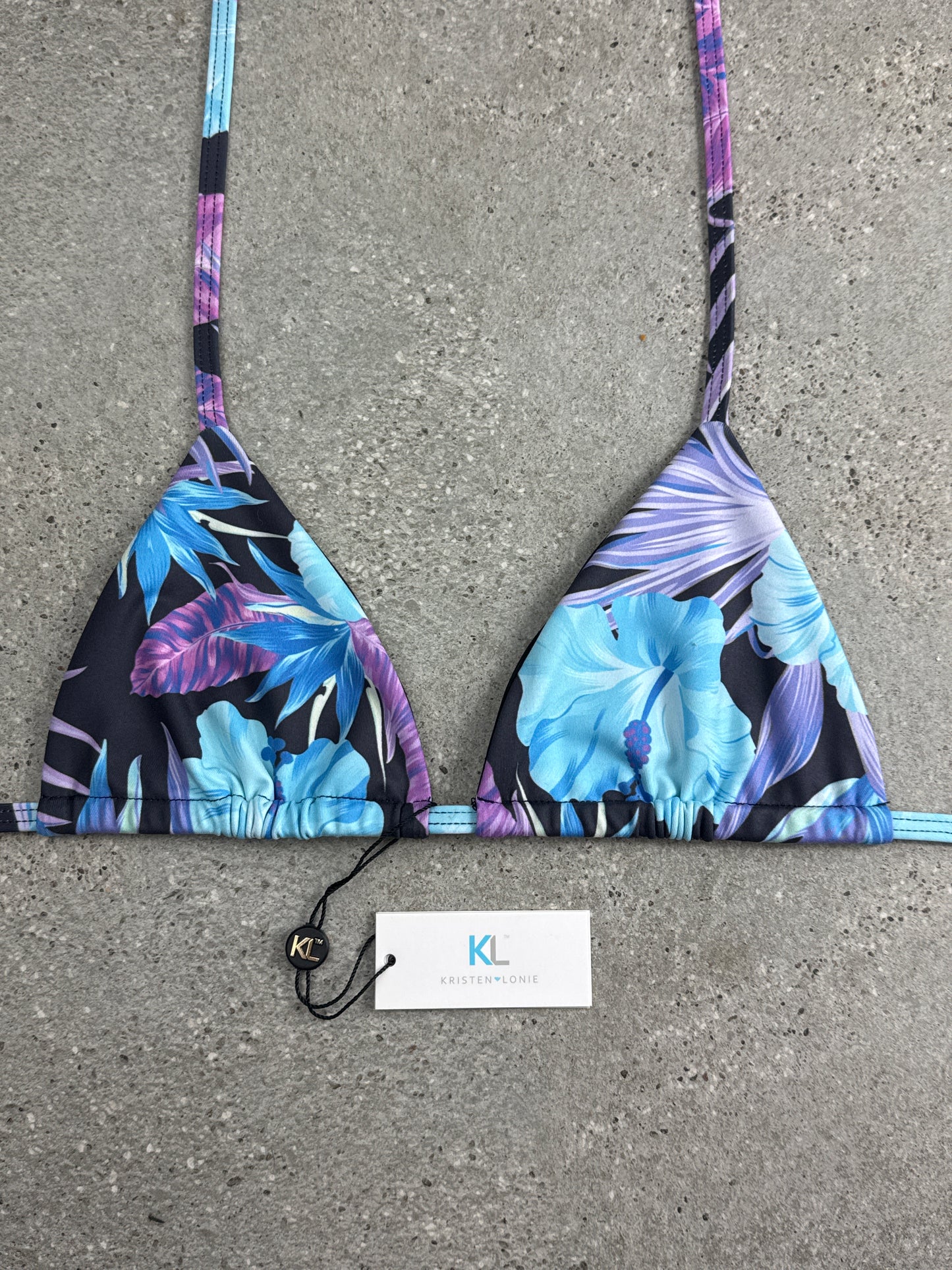Birds of Paradise (Blue/Purple) Bikini Top