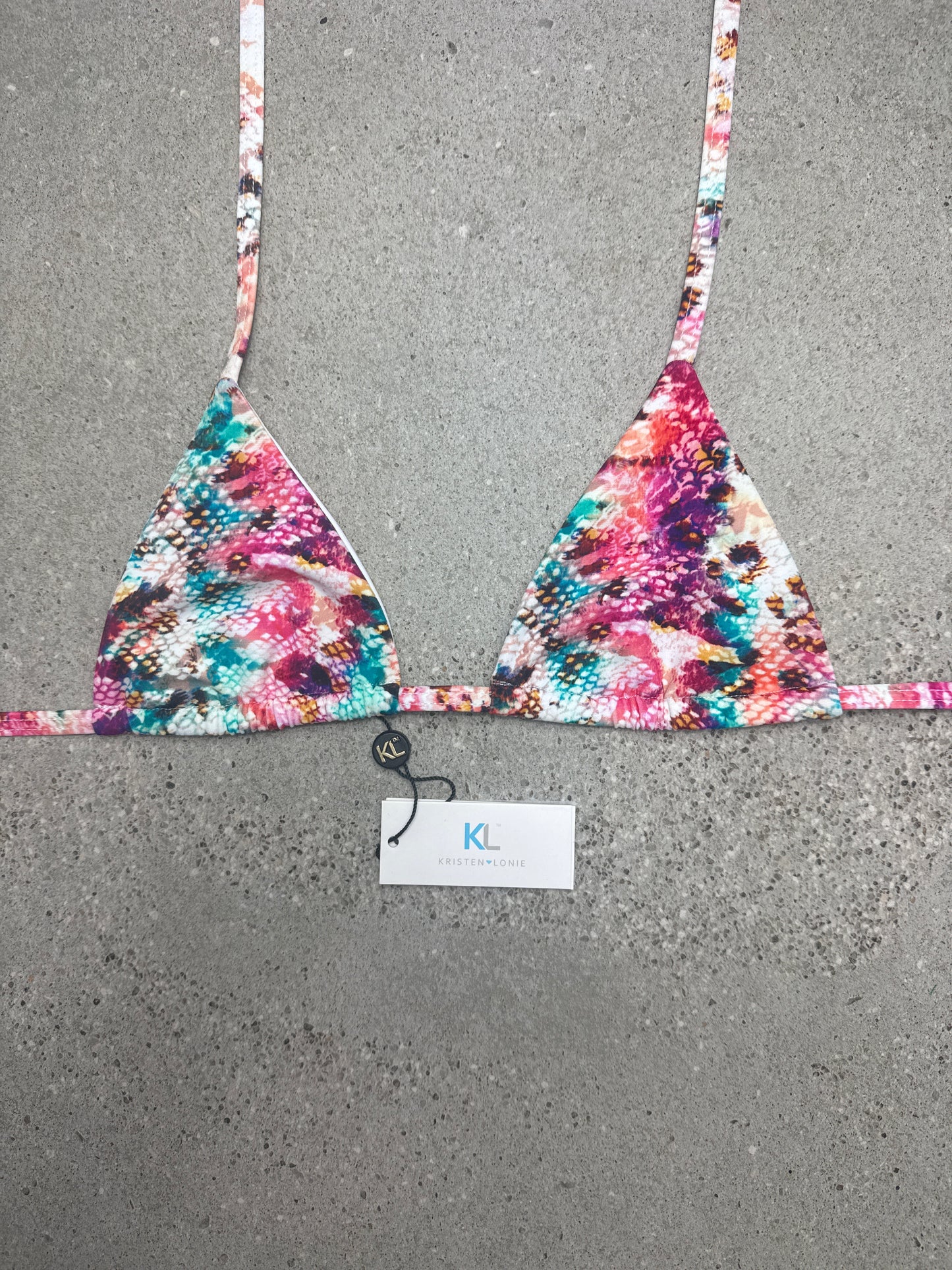 Multi Snake  Bikini Top