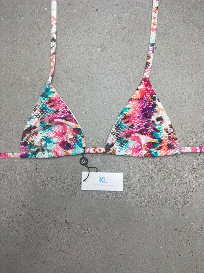 Multi Snake  Bikini Top