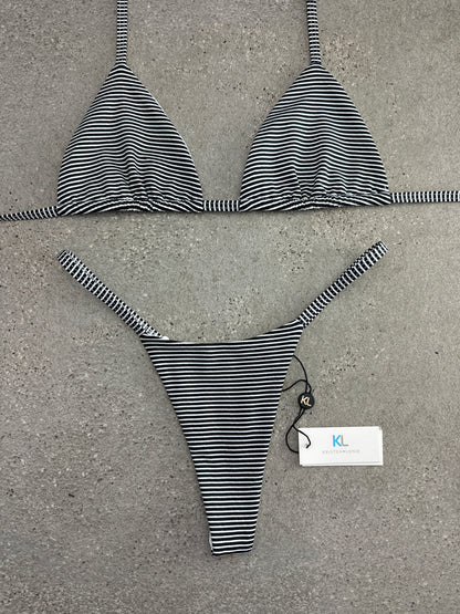 Coastal Stripe Bikini Top