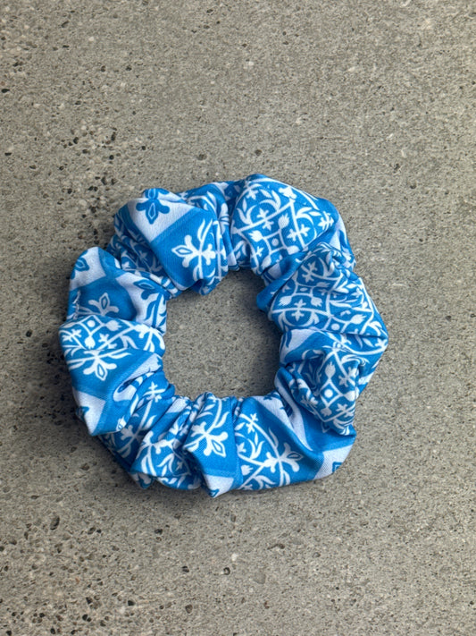 Bandana (Blue) Hair Scrunchie