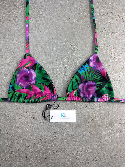 Caribbean Twist (Green) Bikini Top