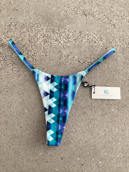 Emerald Aztec Bikini Bottom - Kristen Lonie Swimwear