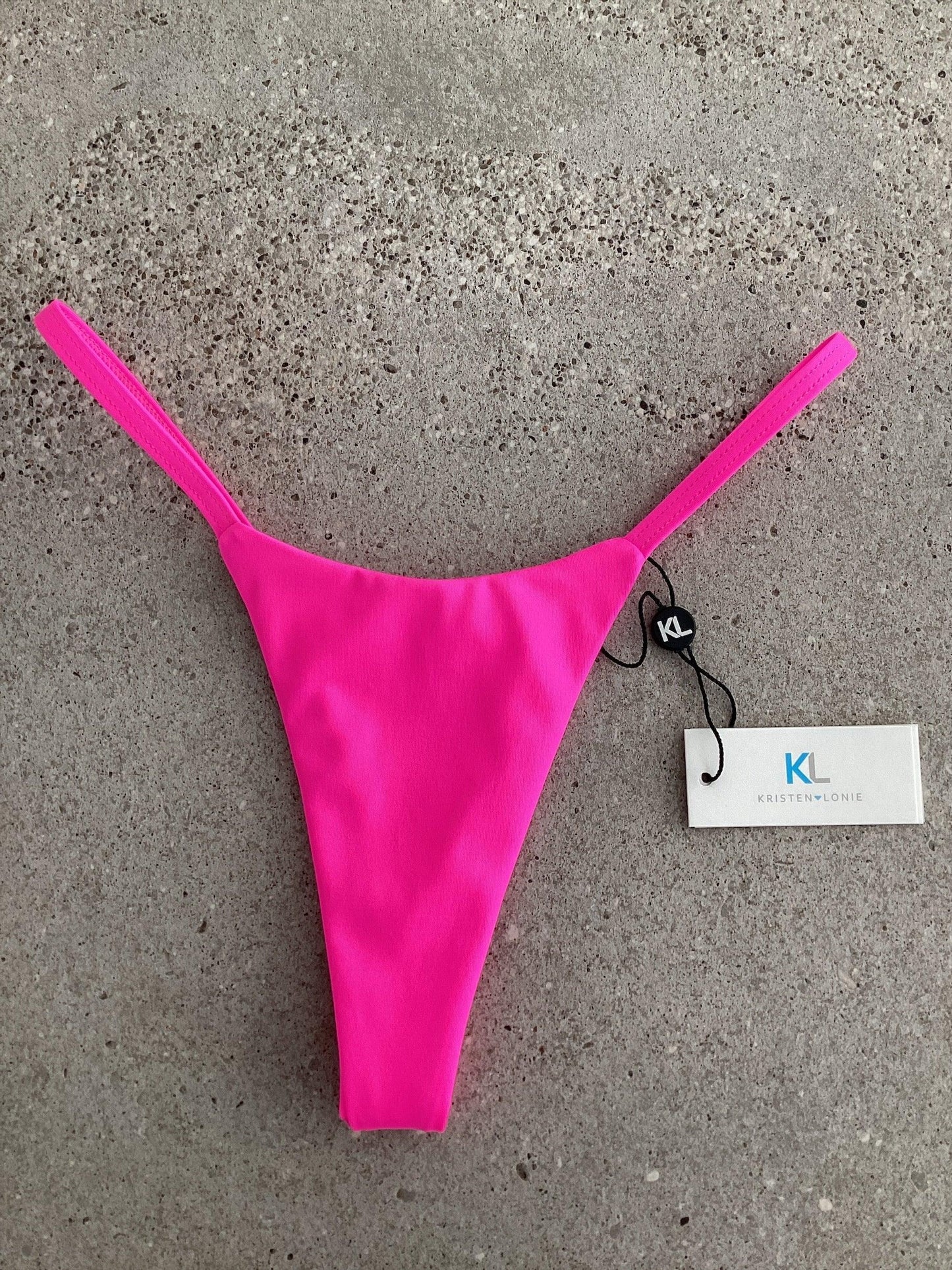 Fizz Pop Pink Bikini Bottom - Kristen Lonie Swimwear