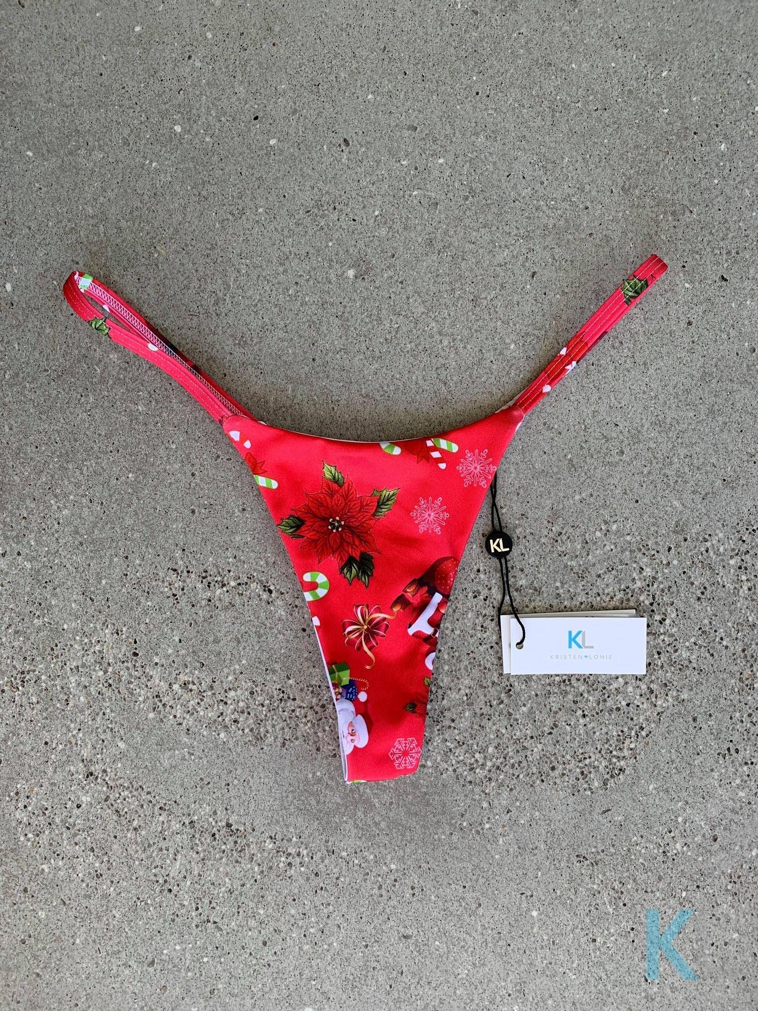 Santa Bikini Bottom - Kristen Lonie Swimwear