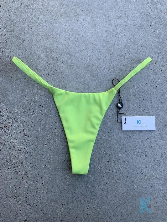Lime Bikini Bottom - Kristen Lonie Swimwear