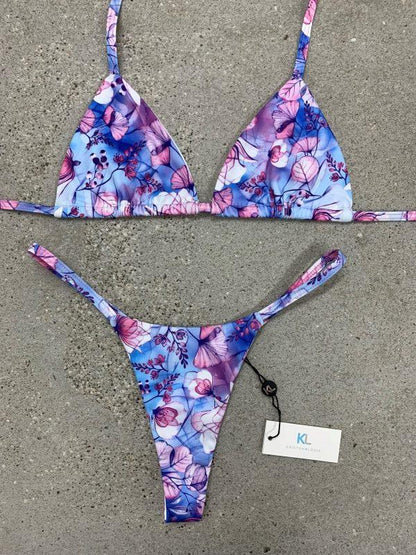 Cherry Blossom Bikini Top - Kristen Lonie Swimwear