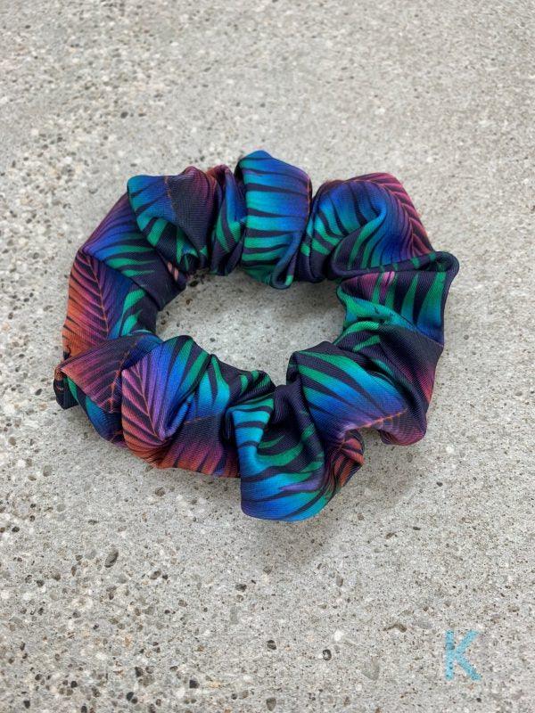 Tropical Leaf Hair Scrunchie - Kristen Lonie Swimwear