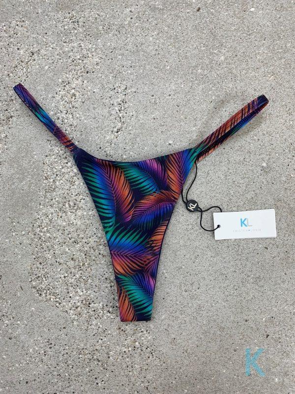 Tropical Leaf Bikini Bottom - Kristen Lonie Swimwear