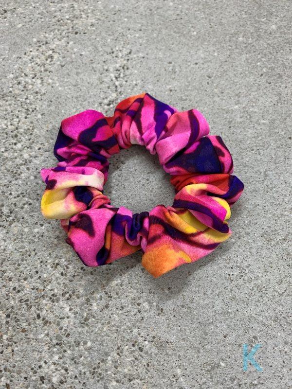 Ocean (Pink) Hair Scrunchie - Kristen Lonie Swimwear