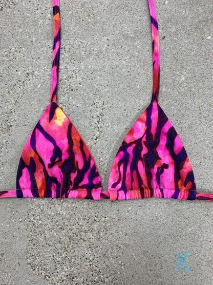 Ocean (Pink) Bikini Top - Kristen Lonie Swimwear