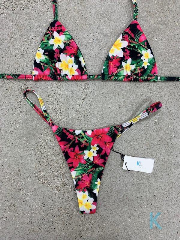 Floral Fantasy Bikini Top - Kristen Lonie Swimwear