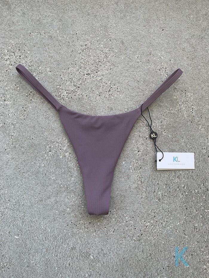 Deep Mauve Bikini Bottom - Kristen Lonie Swimwear