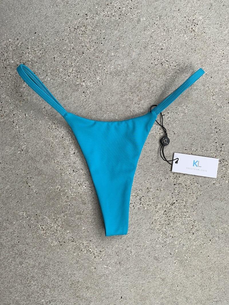 Teal Bikini Bottom - Kristen Lonie Swimwear