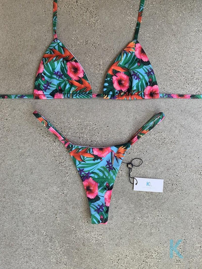 Caribbean Twist Bikini Top - Kristen Lonie Swimwear