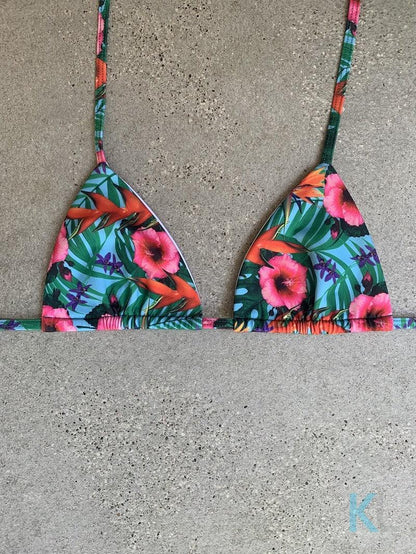 Caribbean Twist Bikini Top - Kristen Lonie Swimwear