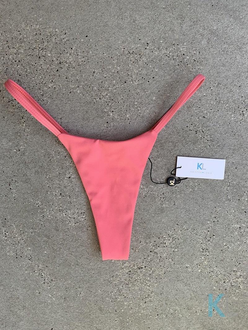Coral Bikini Bottom - Kristen Lonie Swimwear
