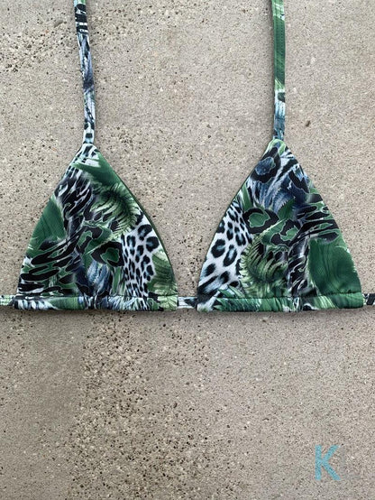 Safari Jungle Bikini Top - Kristen Lonie Swimwear