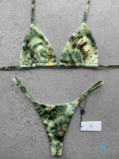Evergreen Bikini Top - Kristen Lonie Swimwear