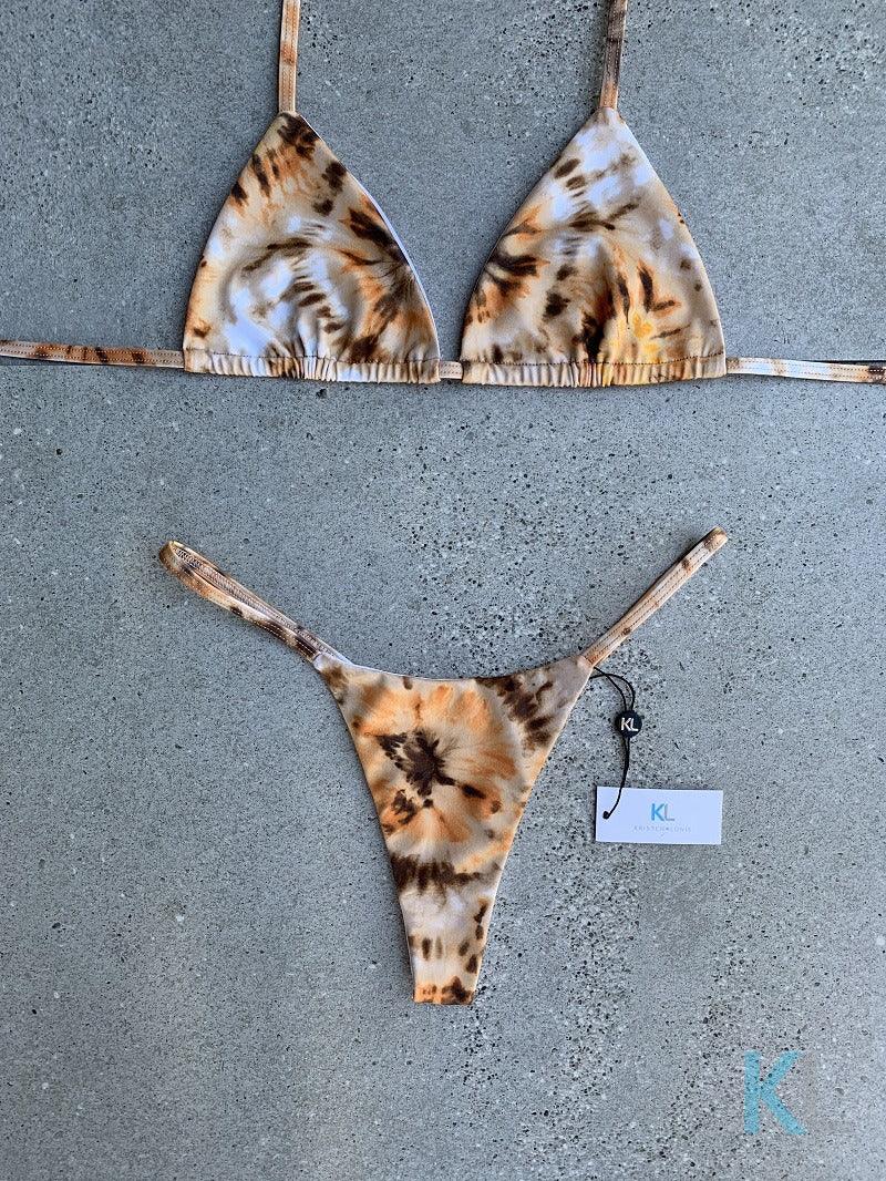Honeycomb Bikini Top - Kristen Lonie Swimwear